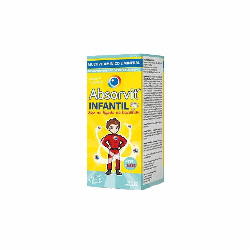 Absorvit Infantil Óleo de Fígado de Bacalhau + Vitamina 150ml