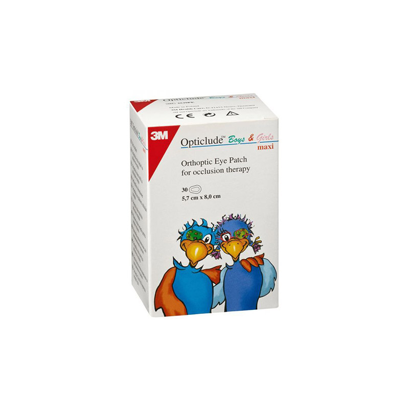 3M Opticlude Penso Ocular Kids Maxi 30 Pensos pequenos 8cm x 5,7cm