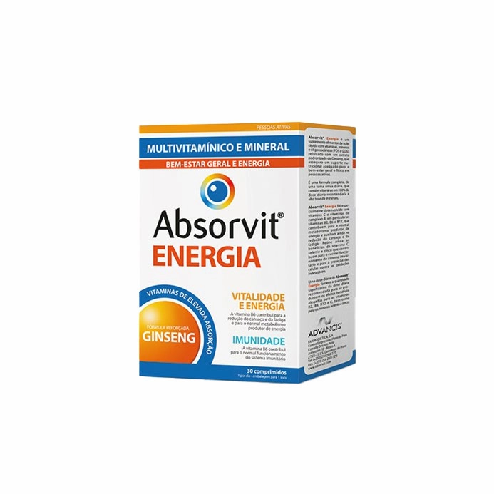 Absorvit Energia 30 comprimidos
