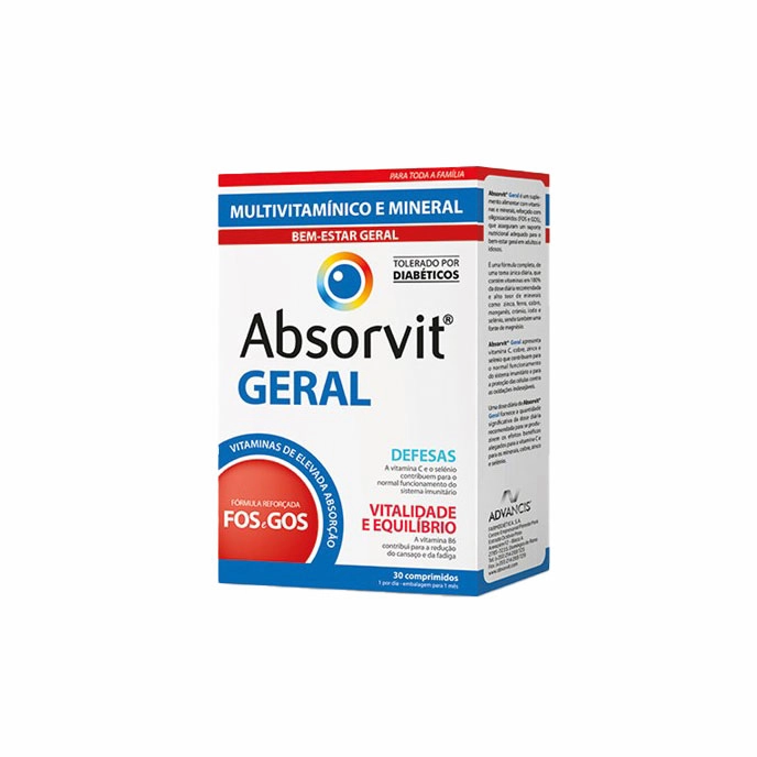 Absorvit Geral 30 Comprimidos