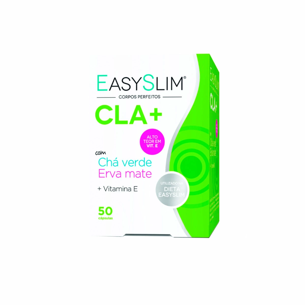 Easyslim Cla Chá Verde Erva Mate 50 Cápsulas