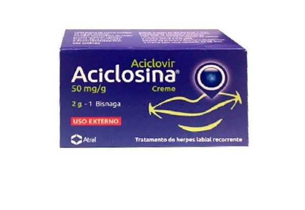 Aciclosina, 50 mg/g-10 g x 1 creme bisnaga