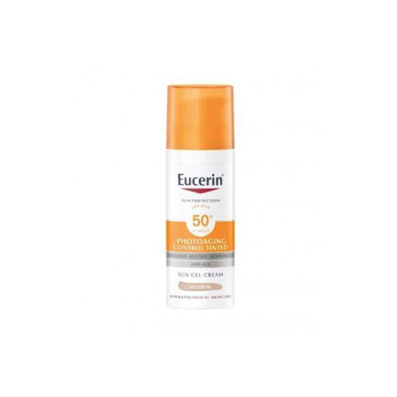 Eucerin Sun Face Photo Aging Cor Média SPF 50+ 50 ml