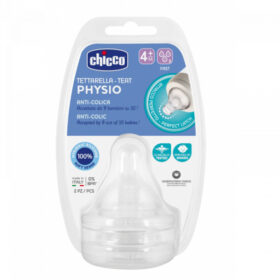 Chicco P5 Tetina Silicone Rápido 4M+ 2 Un.