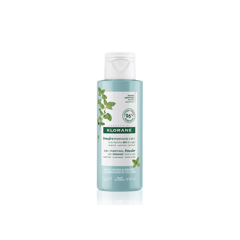 Klorane Menta Aquatica Pó Purificante 3 em 1 50gr