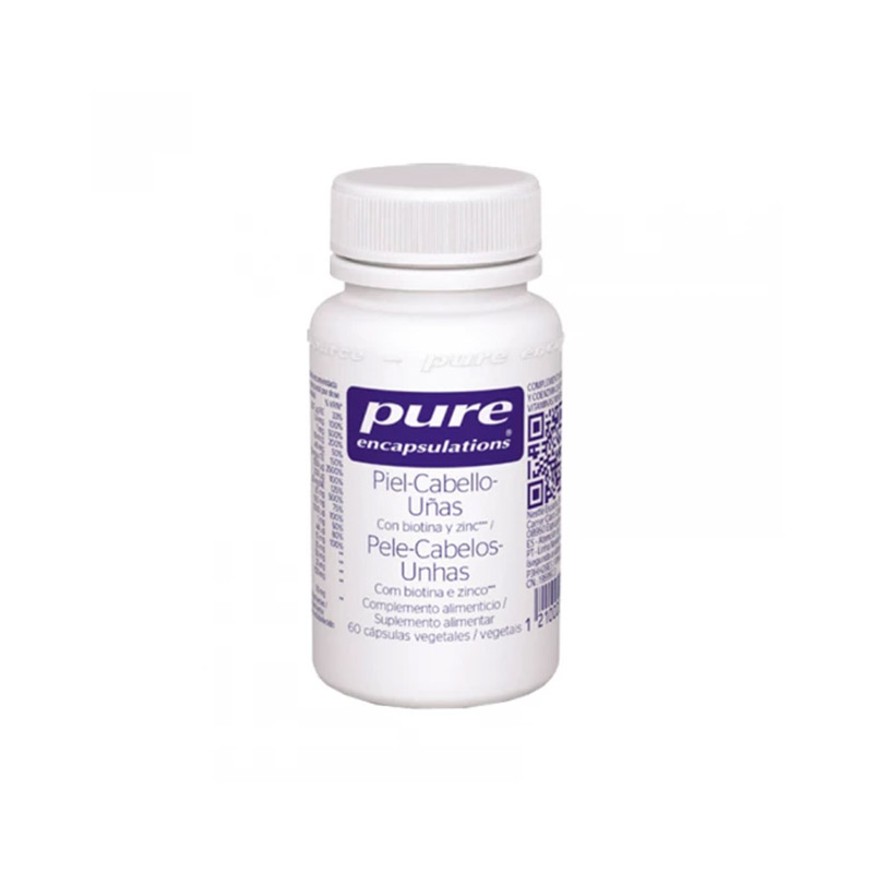 Pure Encapsulations Pele Cabelo e Unhas 60 cápsulas